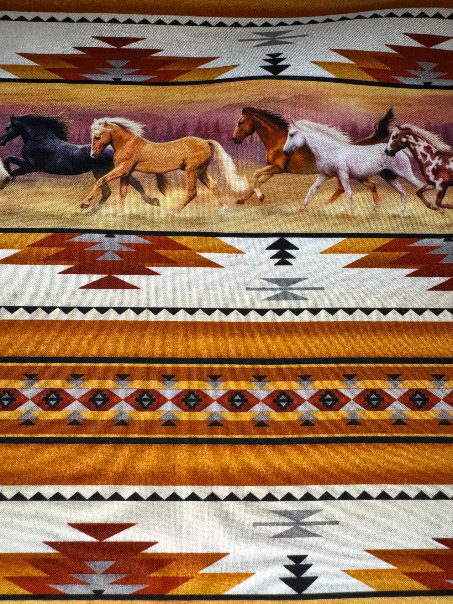 Chevaux sauvages (cuivre)