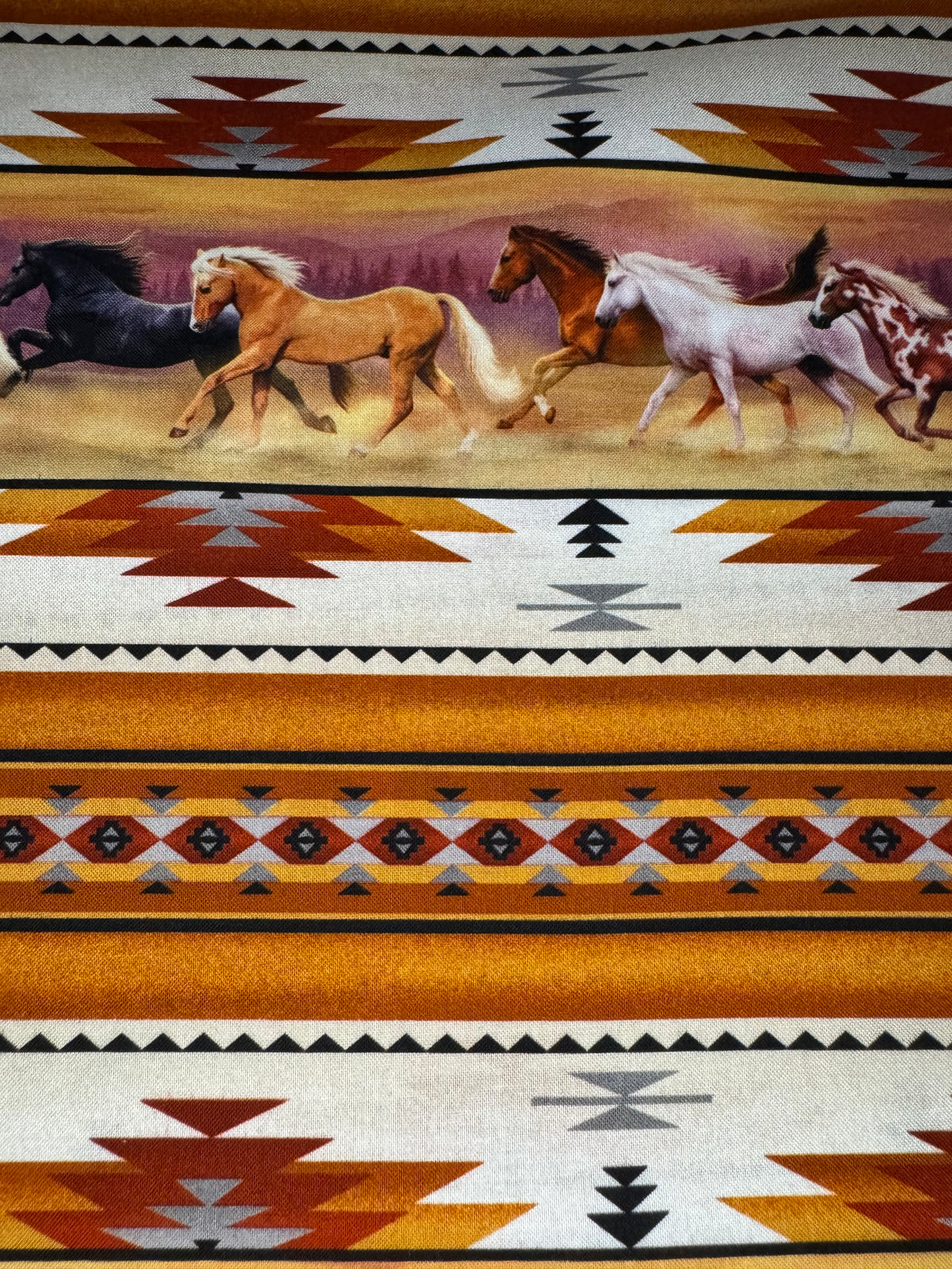 Chevaux sauvages (cuivre)