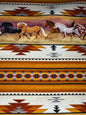 Chevaux sauvages (cuivre)
