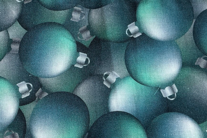 Boules de Noël (Aqua)
