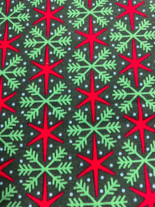 Gros floçon rouge vert