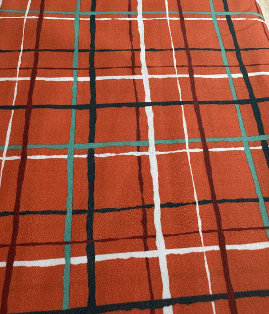 Carrelé orange / vert