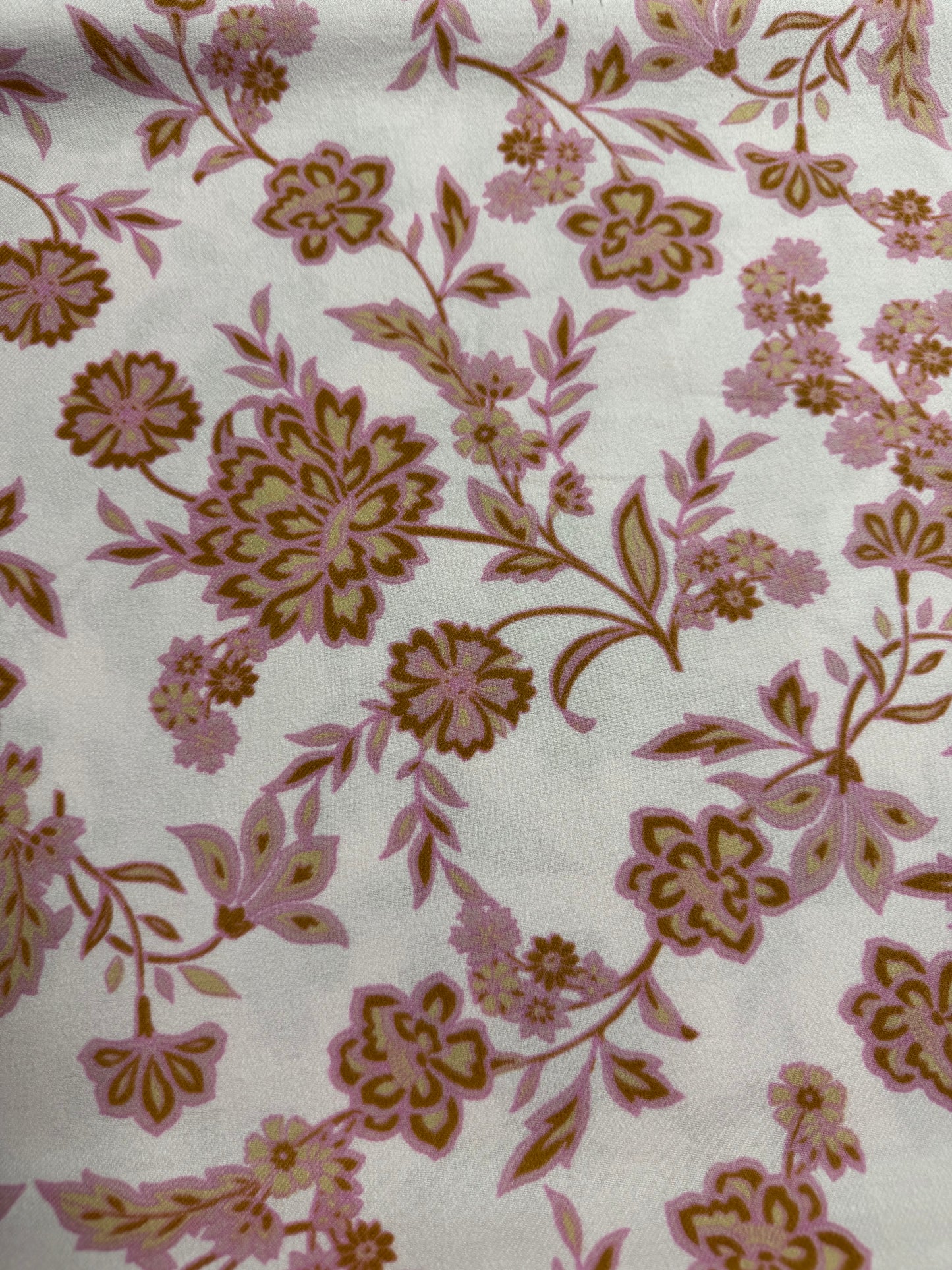 Fleur rose/ocre