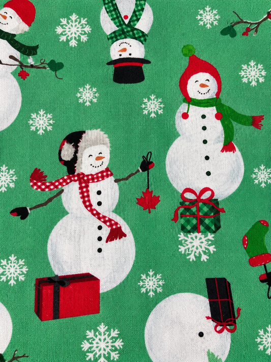 Bonhomme de neige (vert)