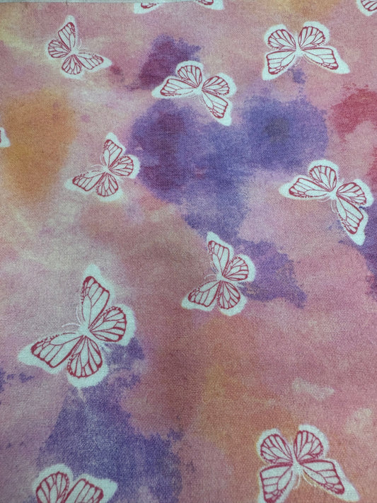 Papillon rose