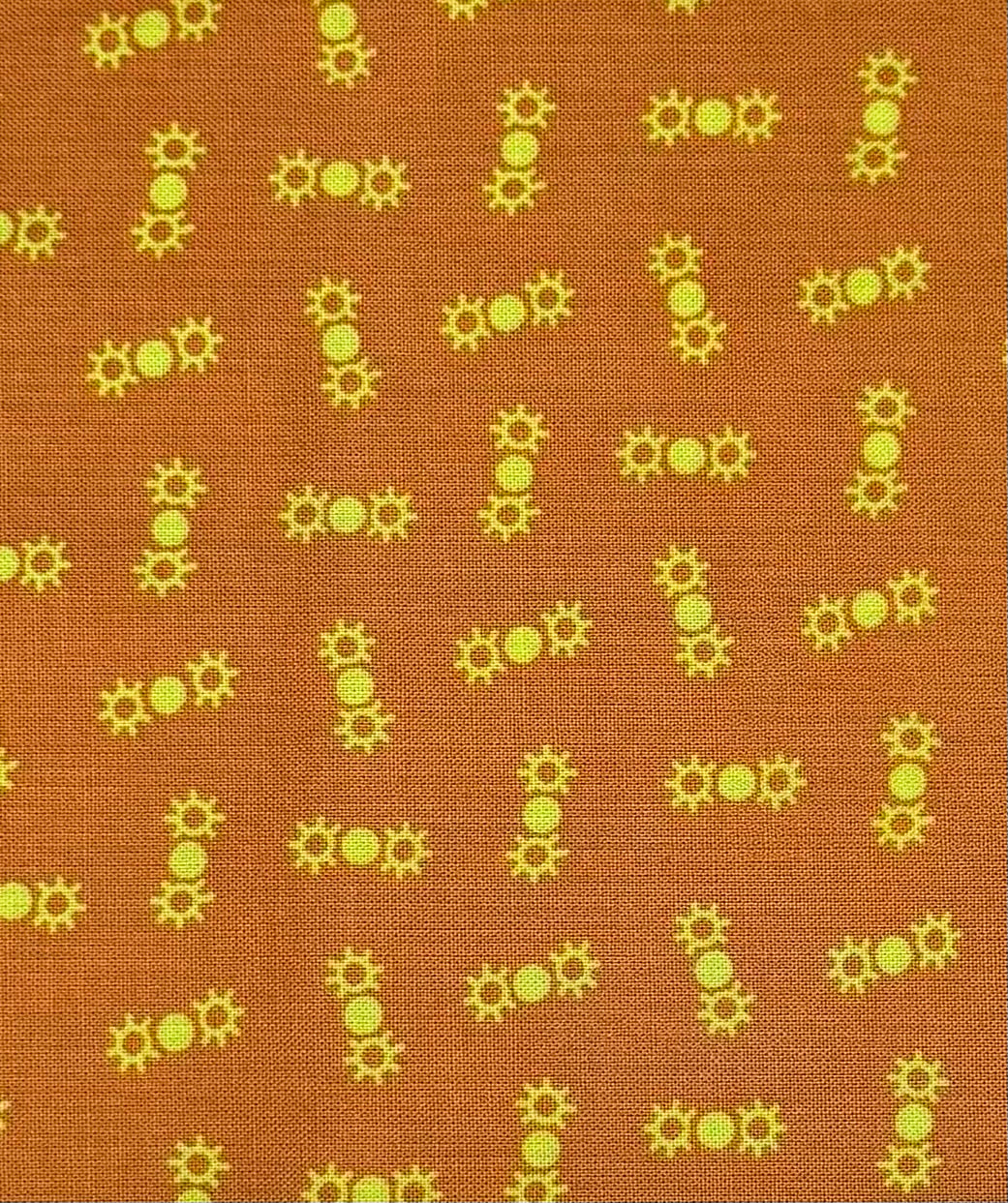 Soleil fond ocre